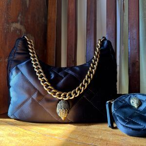 Kurt Geiger London Recycled Cross Body Bag – Black Pre-owned EUC